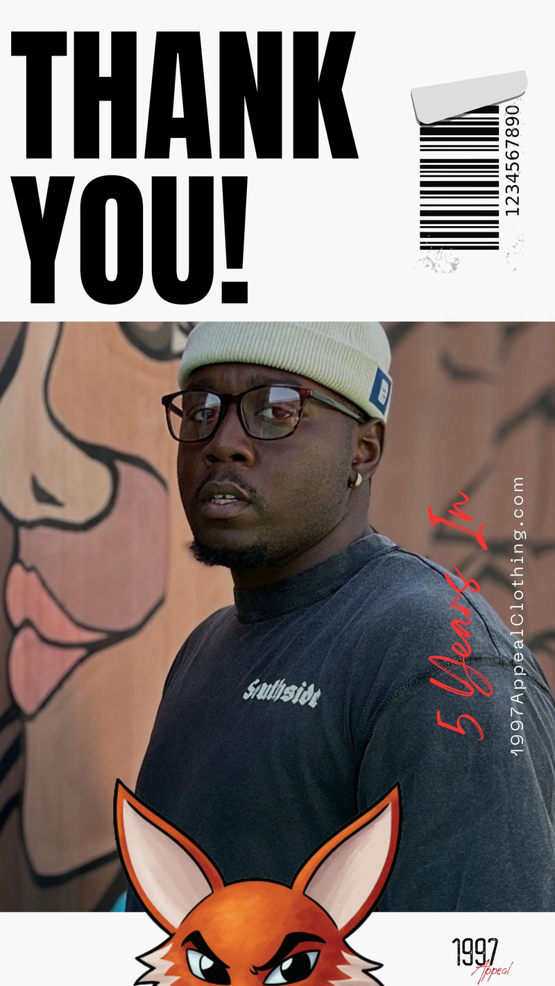 5-Years-In. 1997 Appeal Clothing